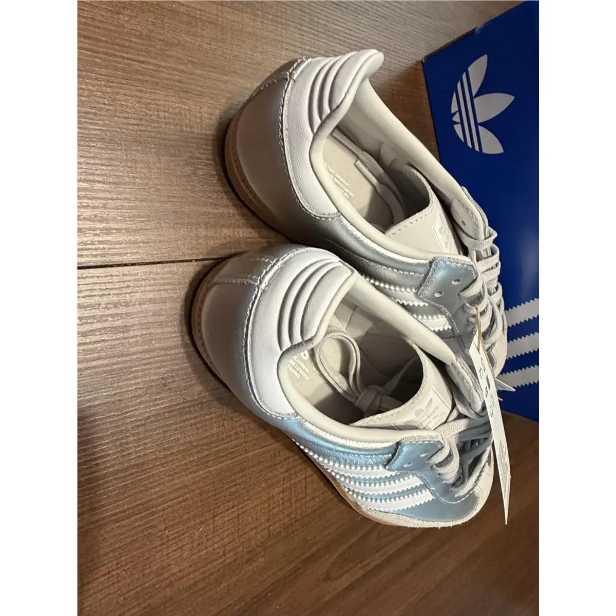 Adidas shoes - Samba OG J - Samba - KK2327 - Silver 2