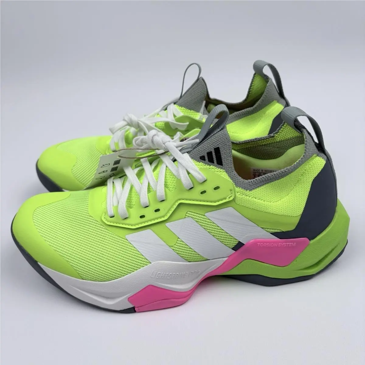 Adidas Rapidmove Adv 2 Tra Men 9 Lime Green Pink IH2707 Training Gym Sneakers
