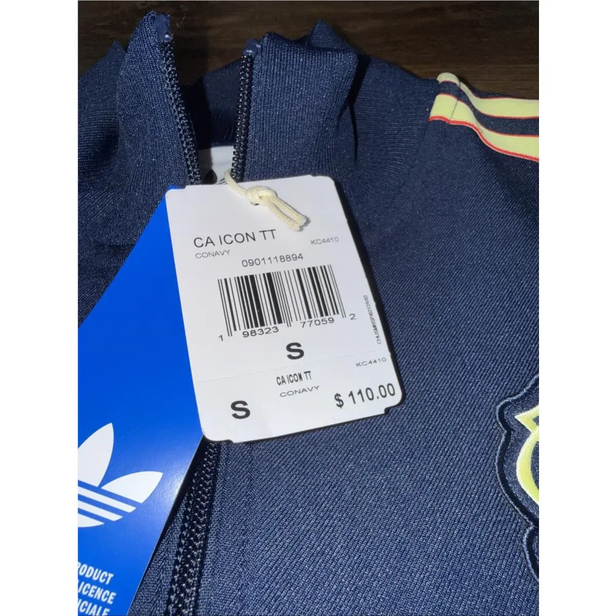 Adidas clothing - ADIDAS Club America Icon - Club America Icon - KC4410 - Blue (UPC: 198323770592) 10