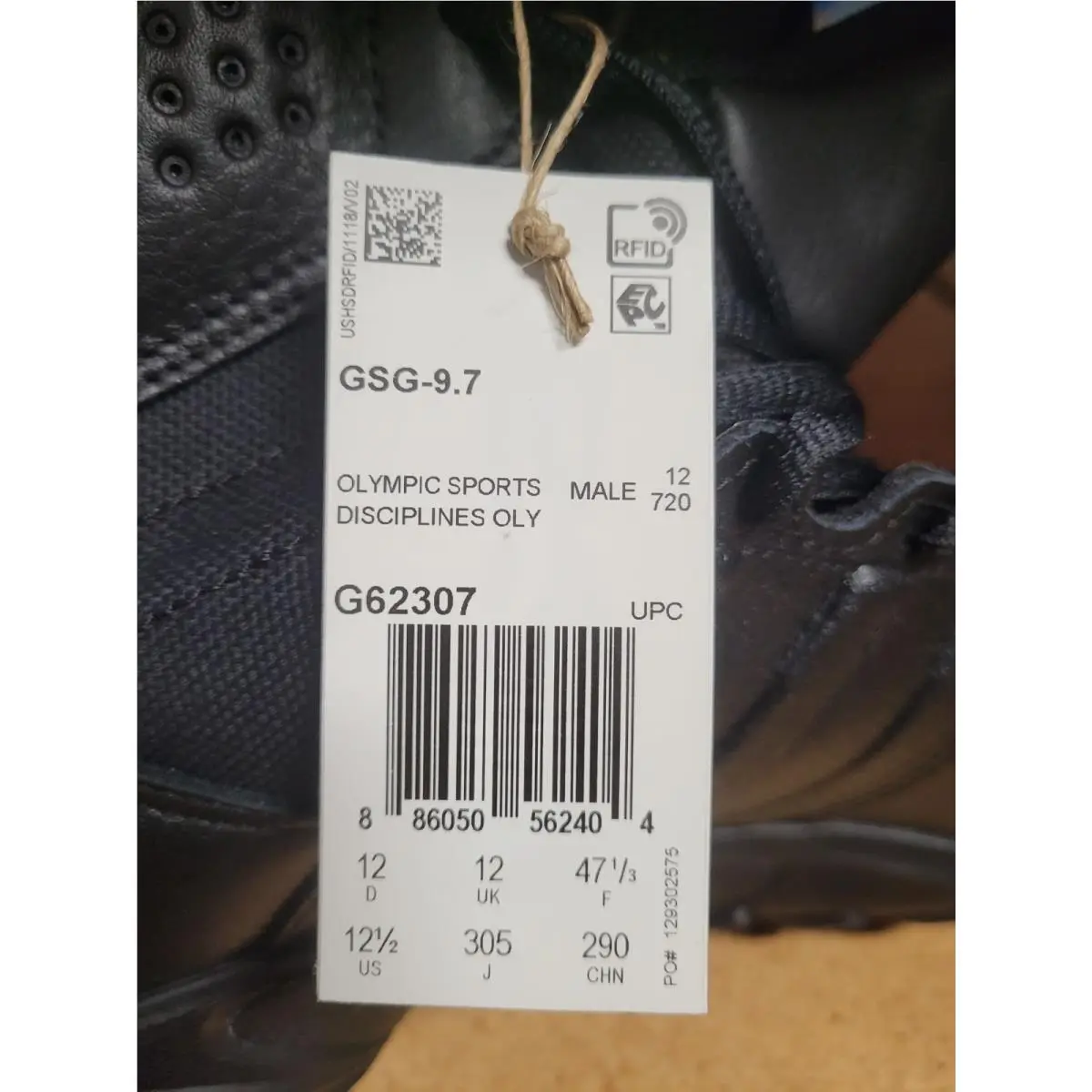 Adidas shoes - Adidas GSG-9.7 - G62307 - Black 6