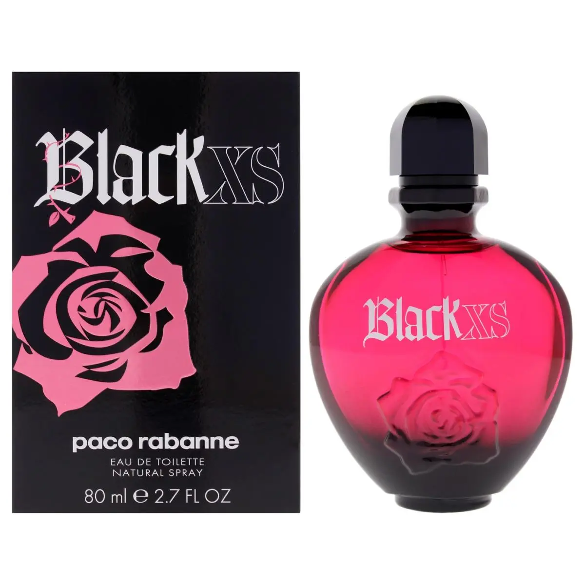 Black Xs Eau De Toilette 2.7 oz 80 ml For Women by Paco Rabanne