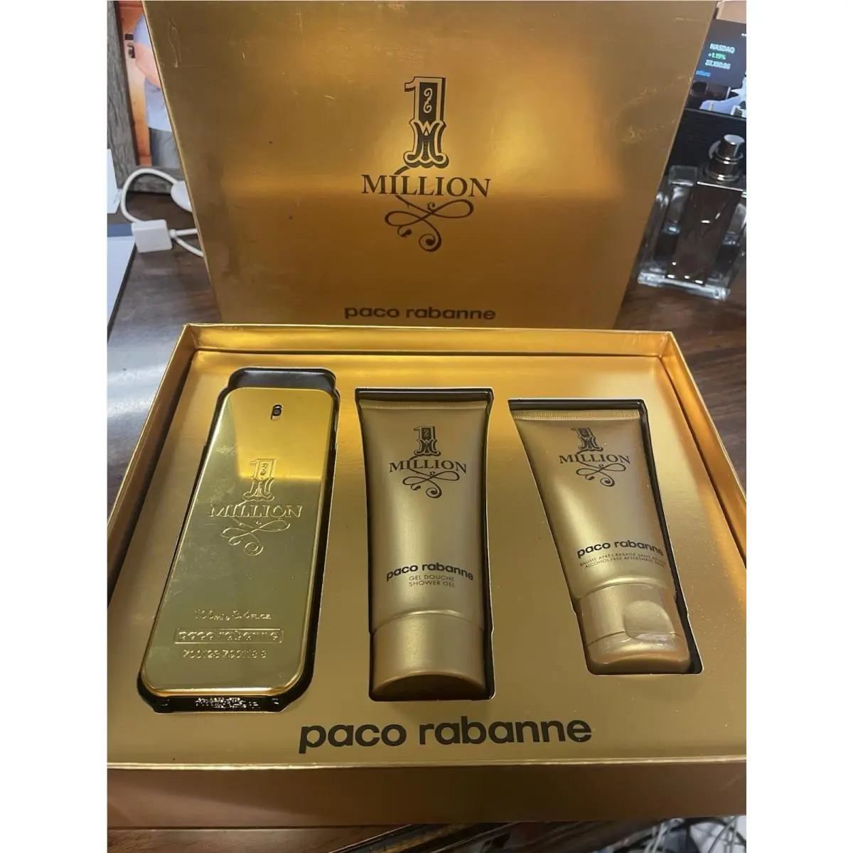 1 Million Intense 3pcs Set - Edt +shower Gel +aftershave Balm -nib by Paco Rabanne