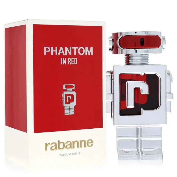 Phantom In Red Elixir Parfum 3.4 oz 100 ml For Men by Paco Rabanne