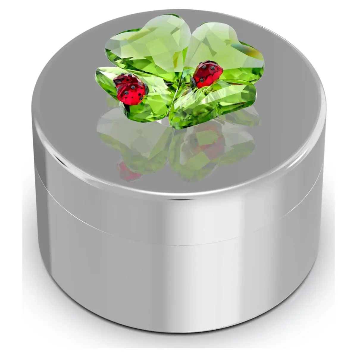 Idyllia Green Crystal Decorative Box 5692961 by Swarovski