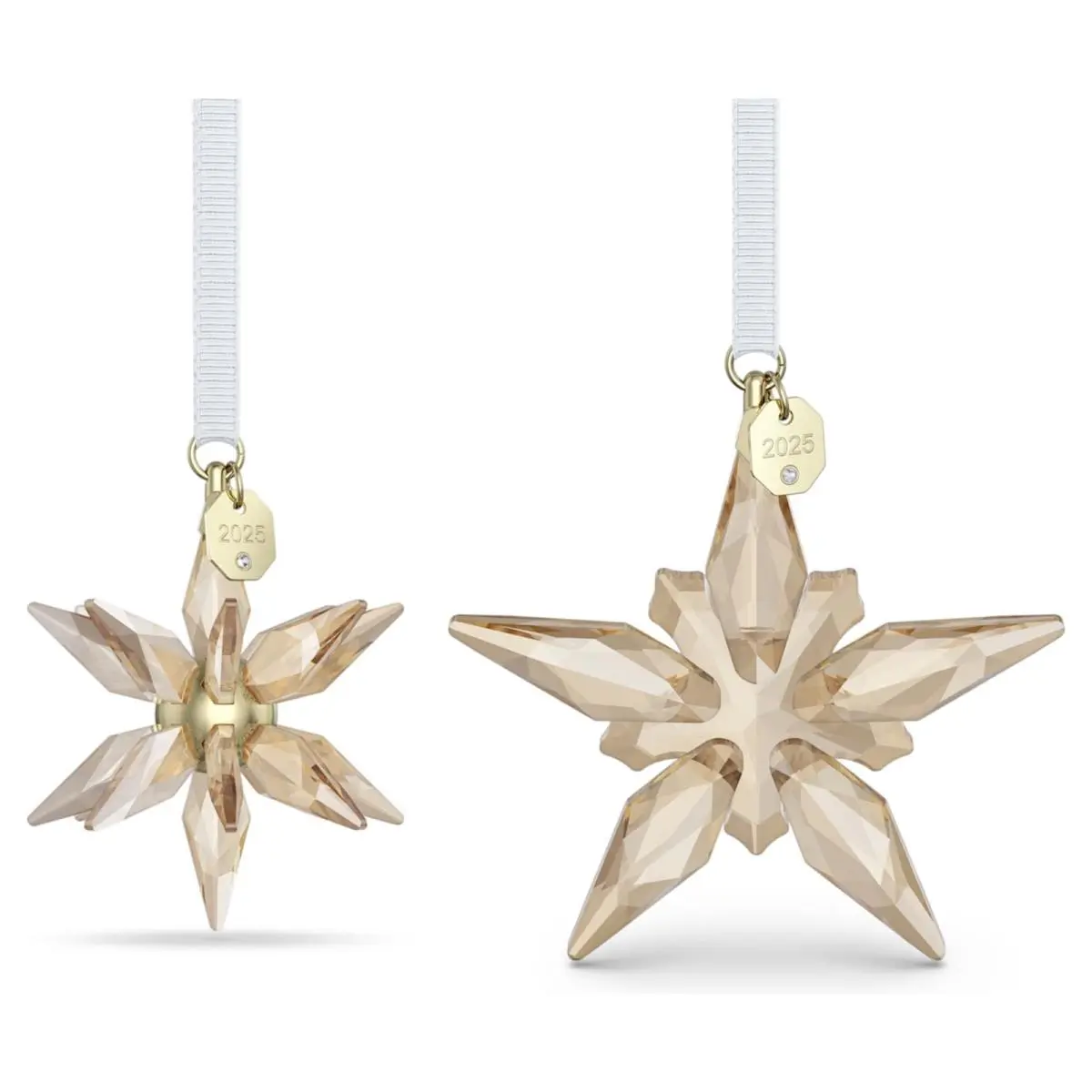 Annual Edition: Ornament Set Champagne-tone Metal Ornament 5701824 by Swarovski