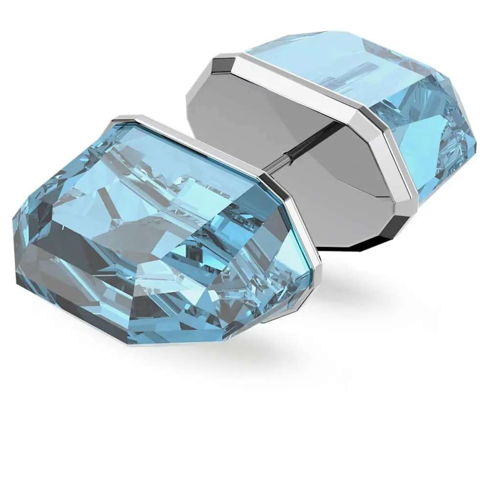 Swarovski Lucent Blue Crystal Gold-tone Plated Earrings 5600255