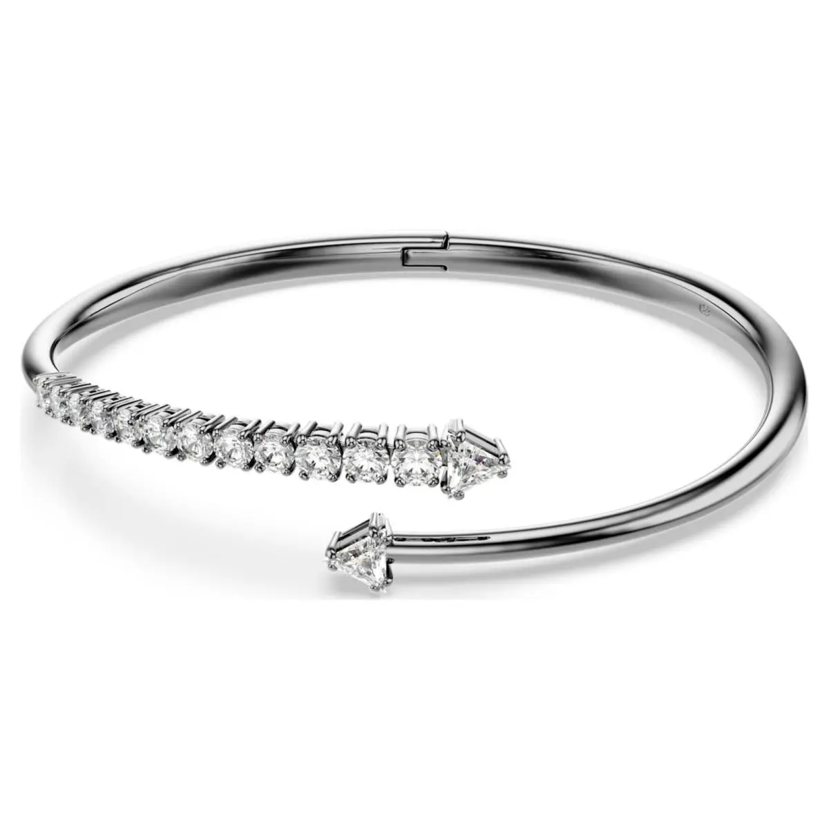 Sublima White Crystal Ruthenium Plated Bangle 5723171 by Swarovski