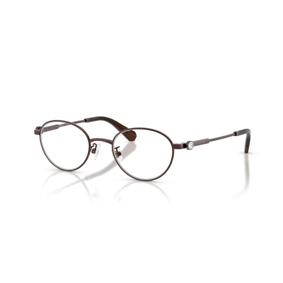 1028TD Eyeglasses 4041 Brown by Swarovski