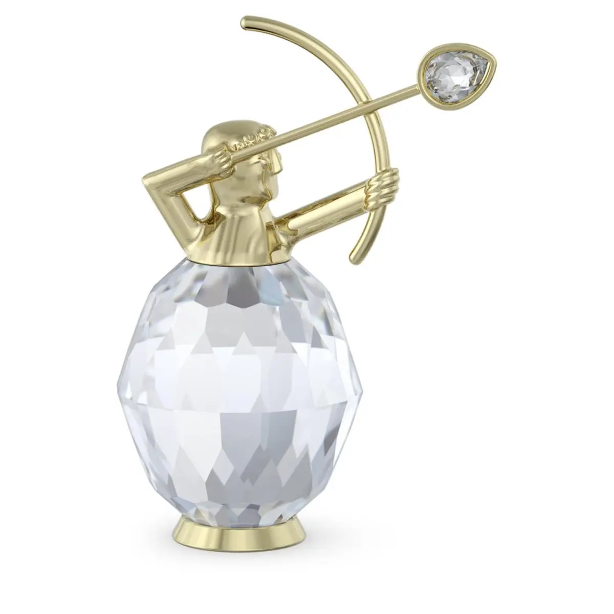 Zodiac Saggitarius White Crystal Champagne-tone Metal Figurine 5679884 by Swarovski