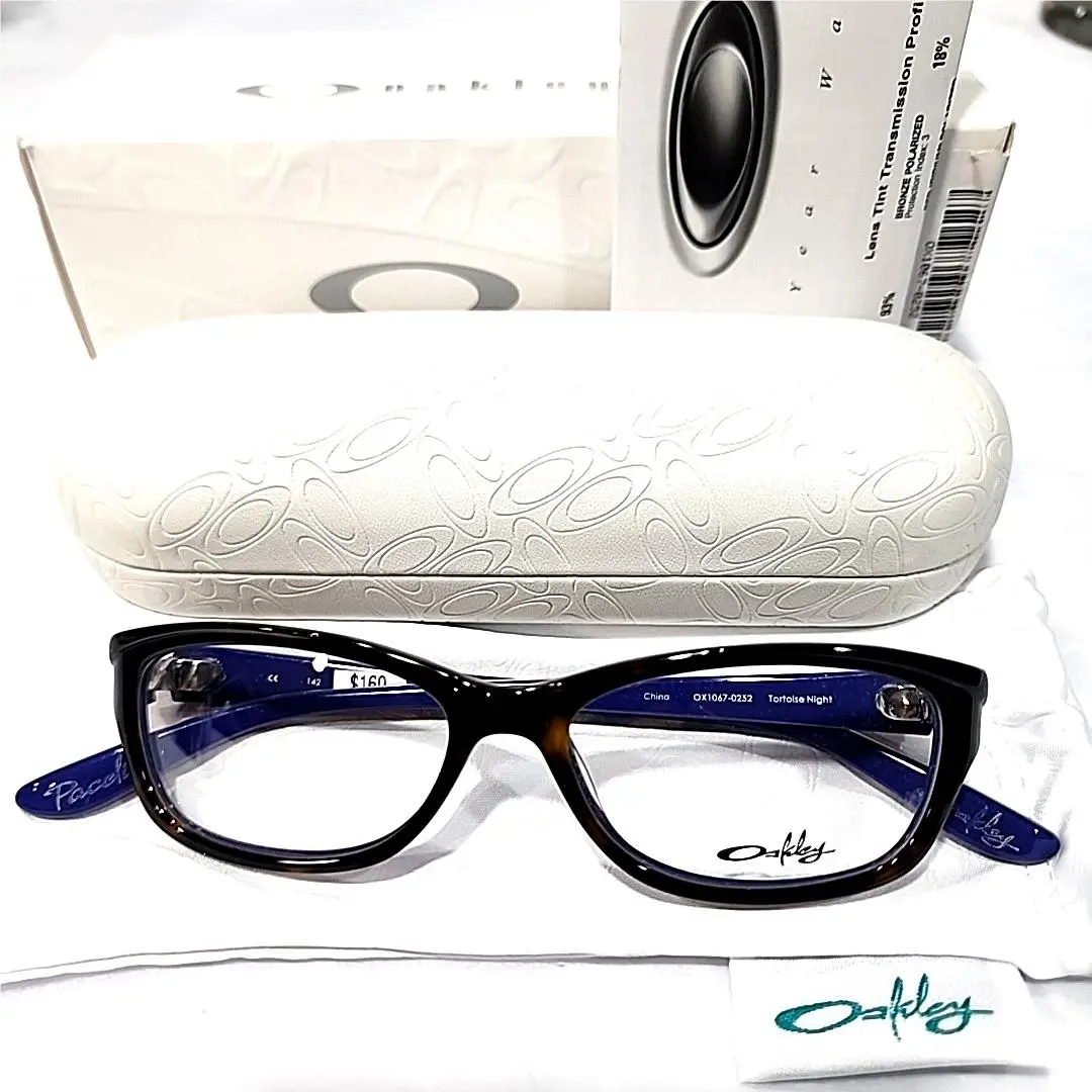 OX1067-0252 Paceline Tortoise Oval Purple Eyeglasses 52-15 142 Box Case by Oakley