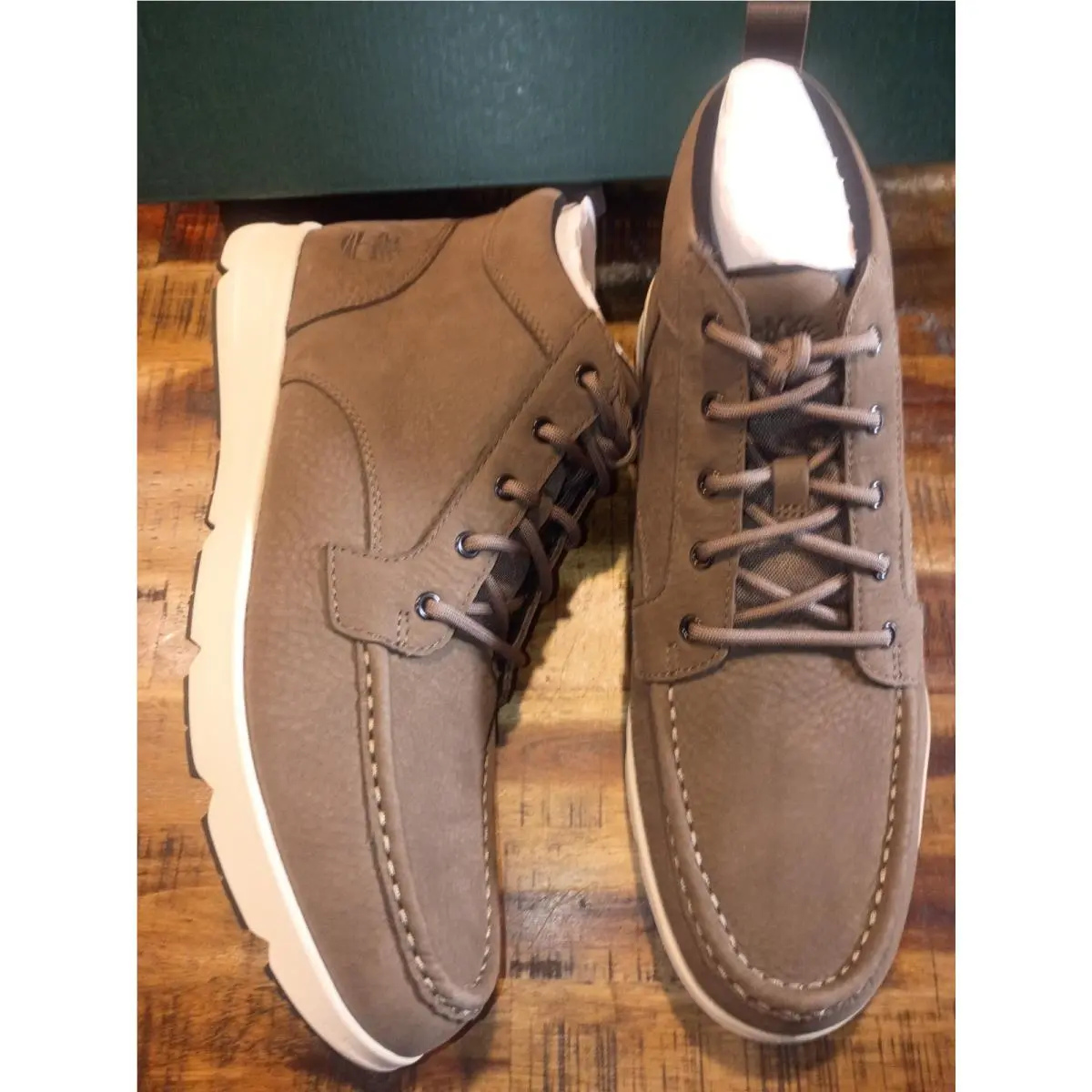 Timberland shoes - Timberland Parker Street Mid Lace Sneaker - TBOA6BXEEM6 - Brown 1