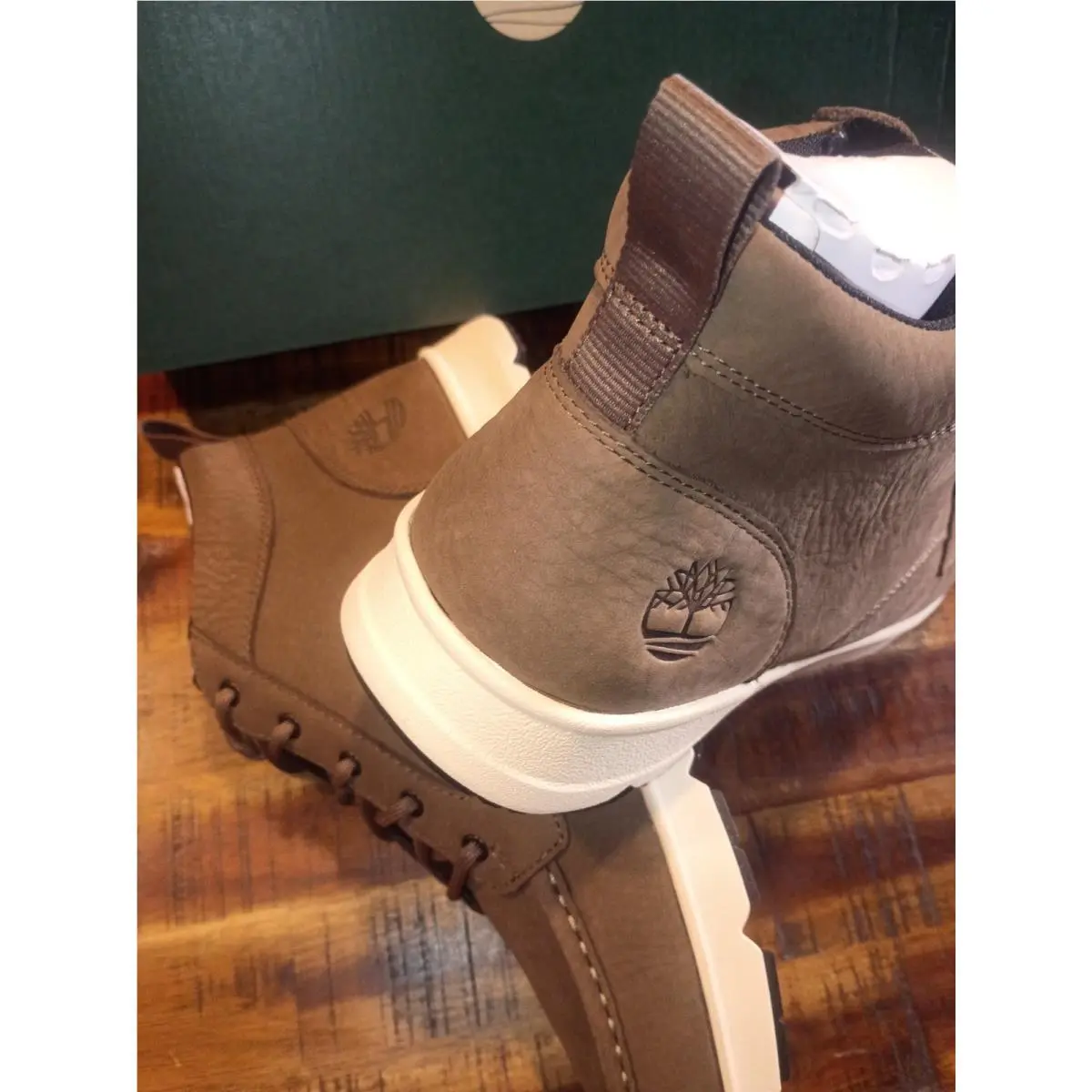 Timberland shoes - Timberland Parker Street Mid Lace Sneaker - TBOA6BXEEM6 - Brown 6