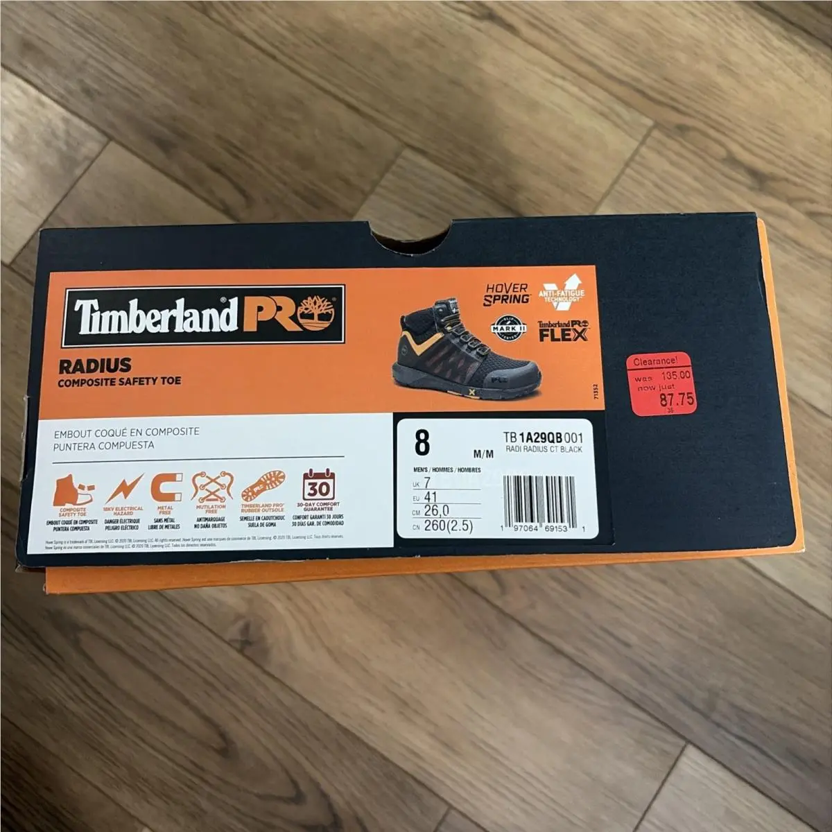 Timberland shoes - timberland radius - radius - tb 1a29qb001 - Black (UPC: 197064693368) 1