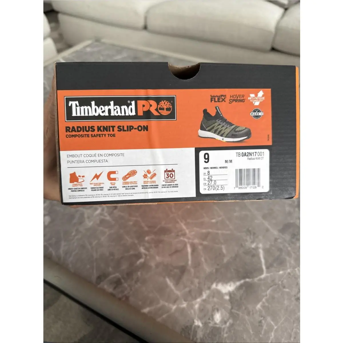 Timberland shoes - Radius Knit Slip-On - Radius Knit - TB0A2N17001 - Black/Yellow (UPC: 196009171282) 10