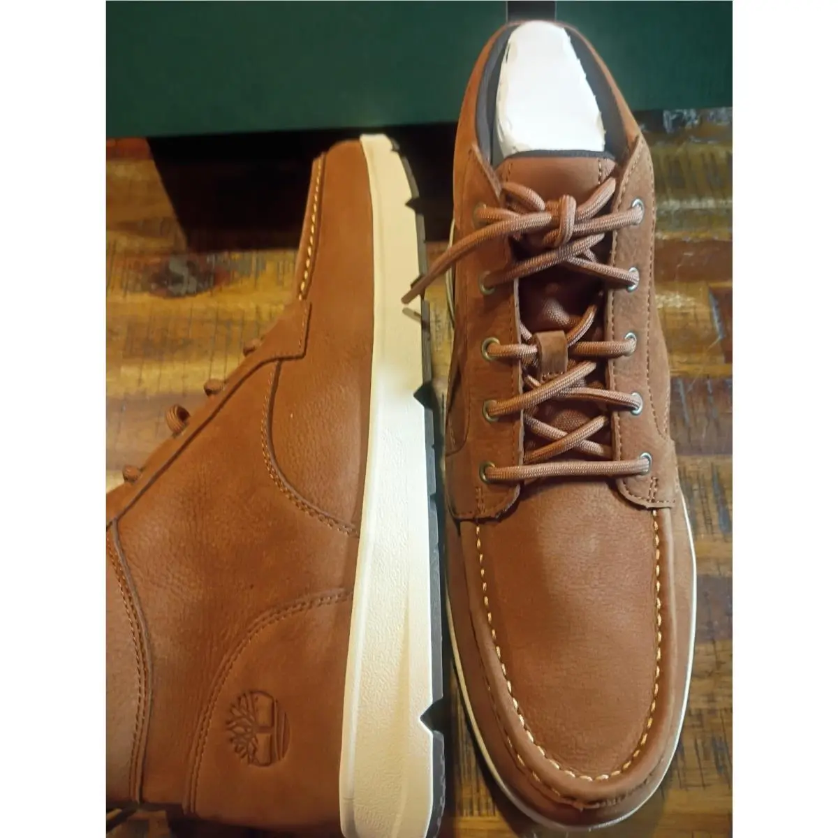Timberland shoes - Timberland Parker Street Mid Lace Sneaker - medium brown 6