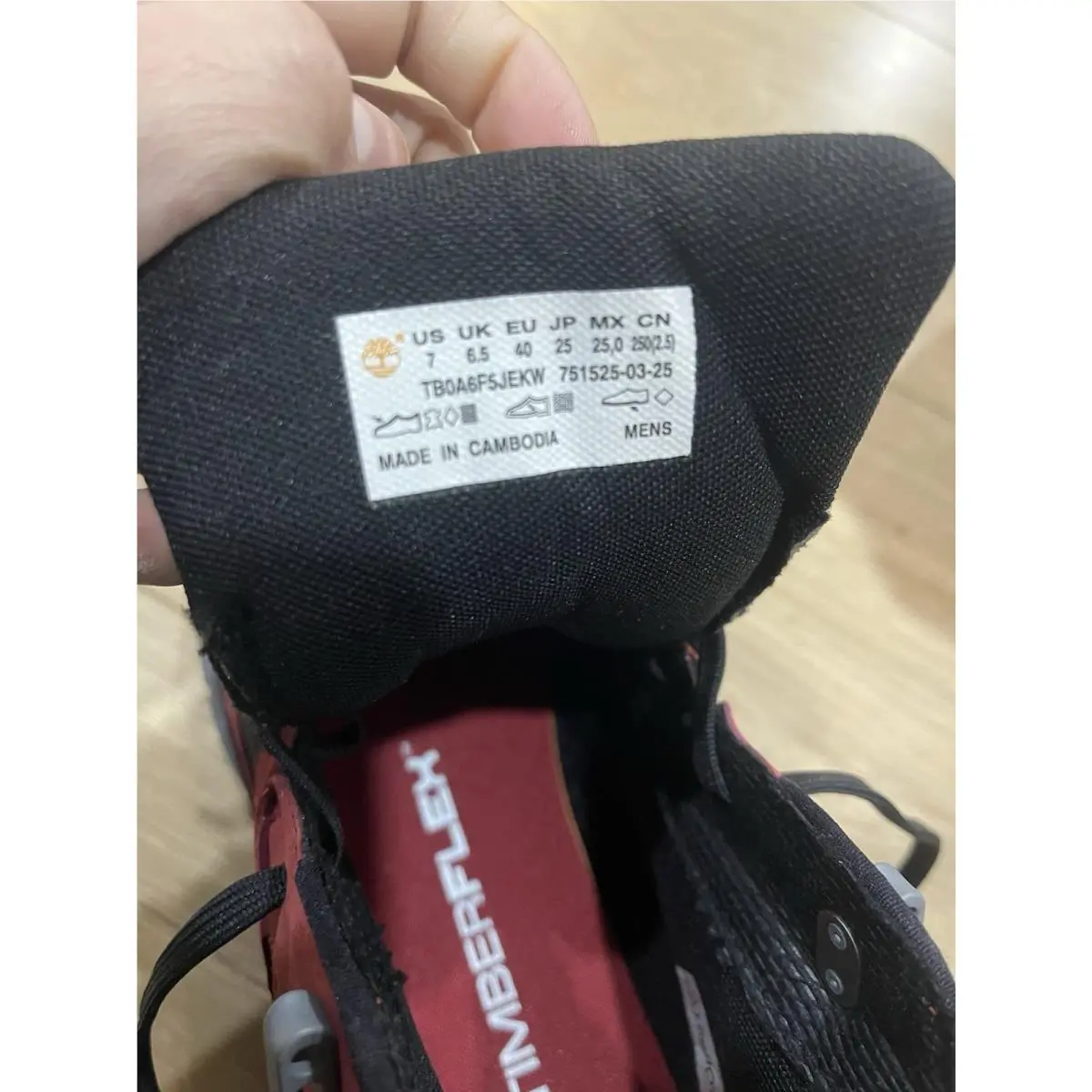 Timberland shoes - TBOA6F5JEKW - TBOA6F5JEKW - Red, Black, Gray 4