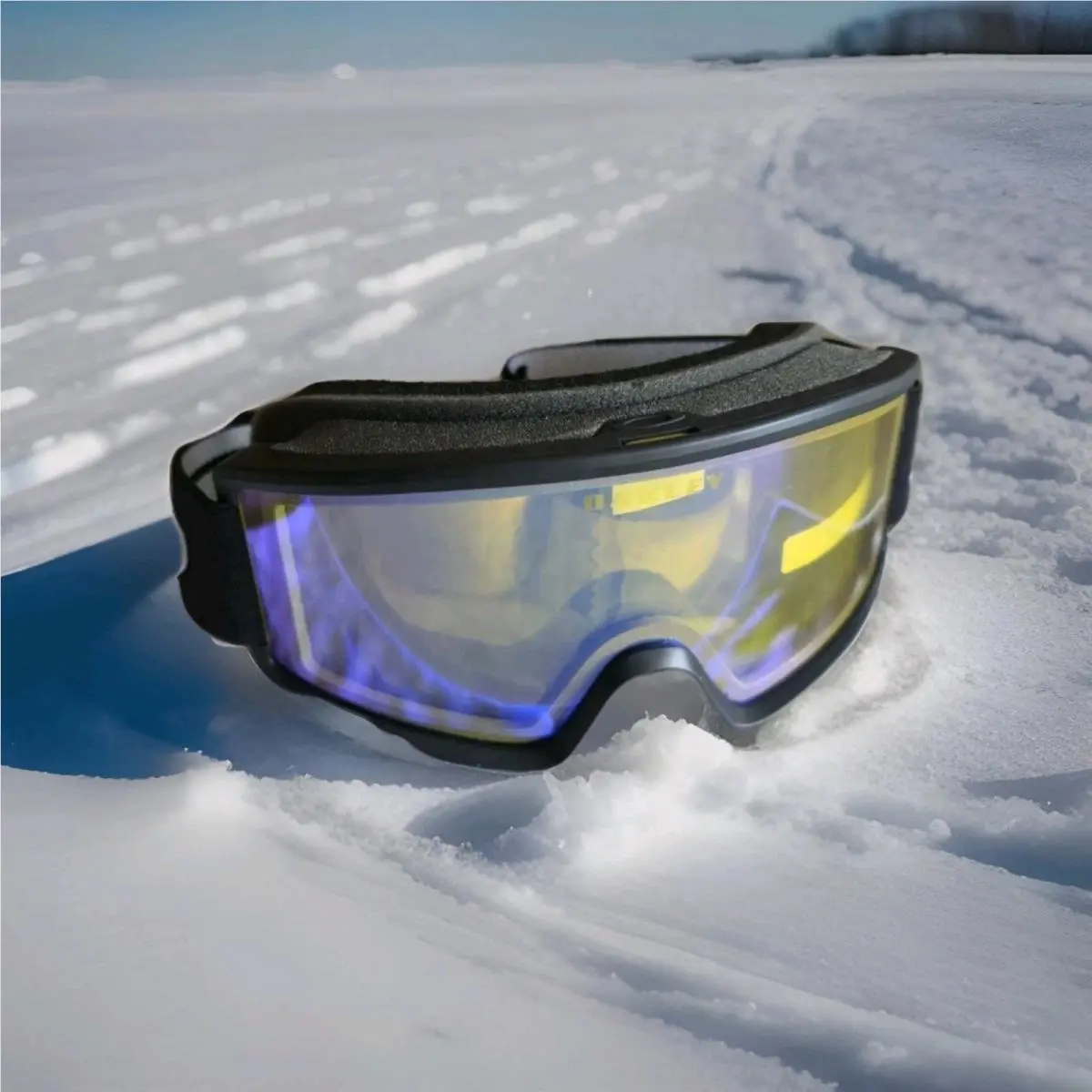 Oakley Target Line M Goggles Black with Hi Yellow Iridium