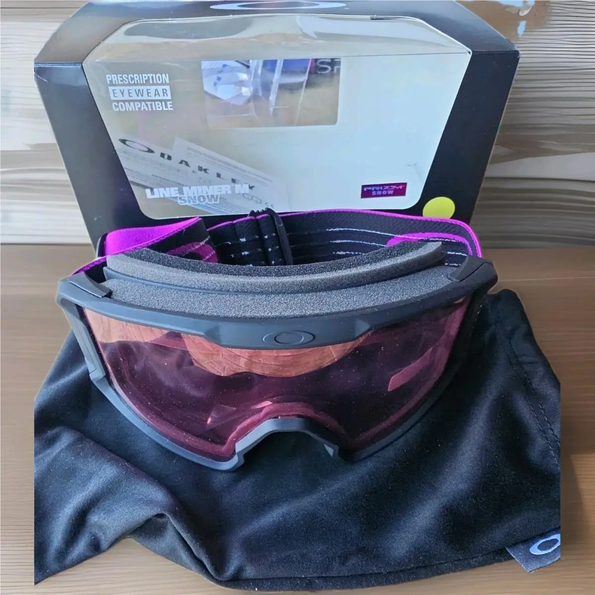 Oakley Line Miner M Uktra Purple Prizm Hipk Ski Goggles