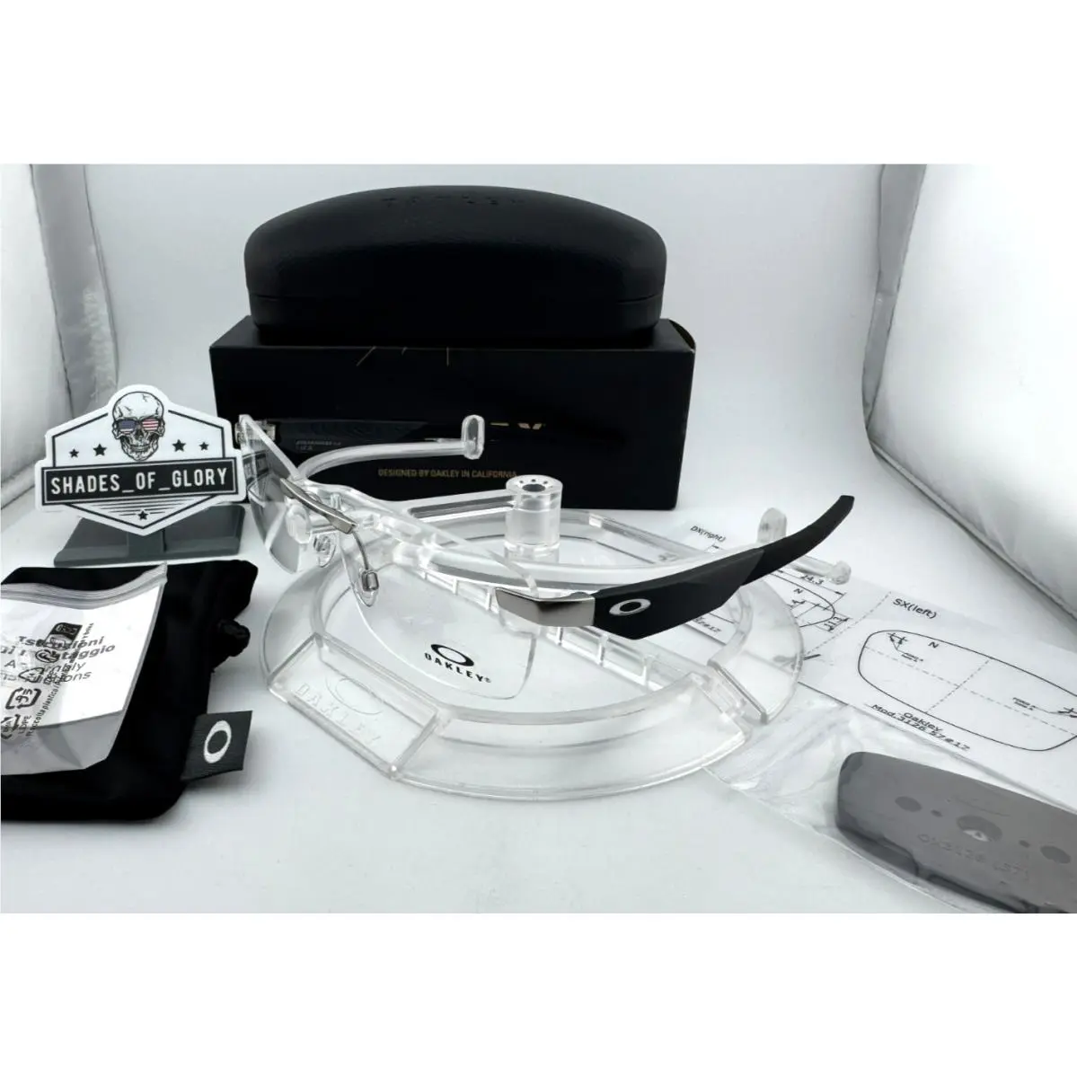 Steakhouse 1.0 OX3126-0457 Eyeglasses Frames Satin Chrome 57-17-140 by Oakley