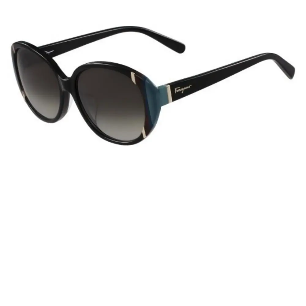 SF842SA 001 Black/blue 58 16 140 by Salvatore Ferragamo