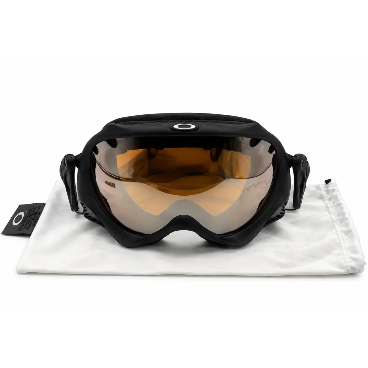 Wisdom Snow Goggles Black Iridium Lens Nos Vintage w/ Box by Oakley
