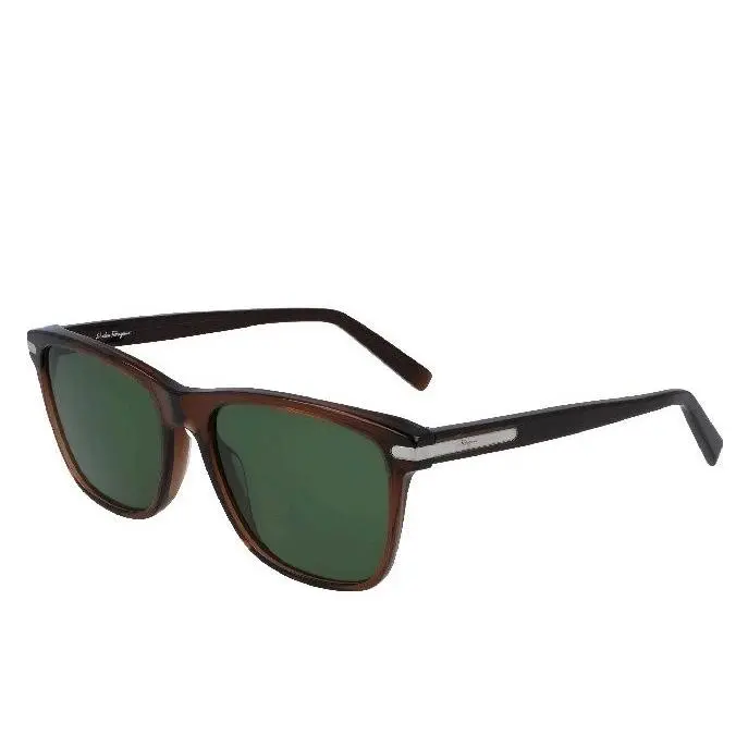 Ferragamo SF992S 210 Brown Sunglasses 57mm Men`s by Salvatore Ferragamo
