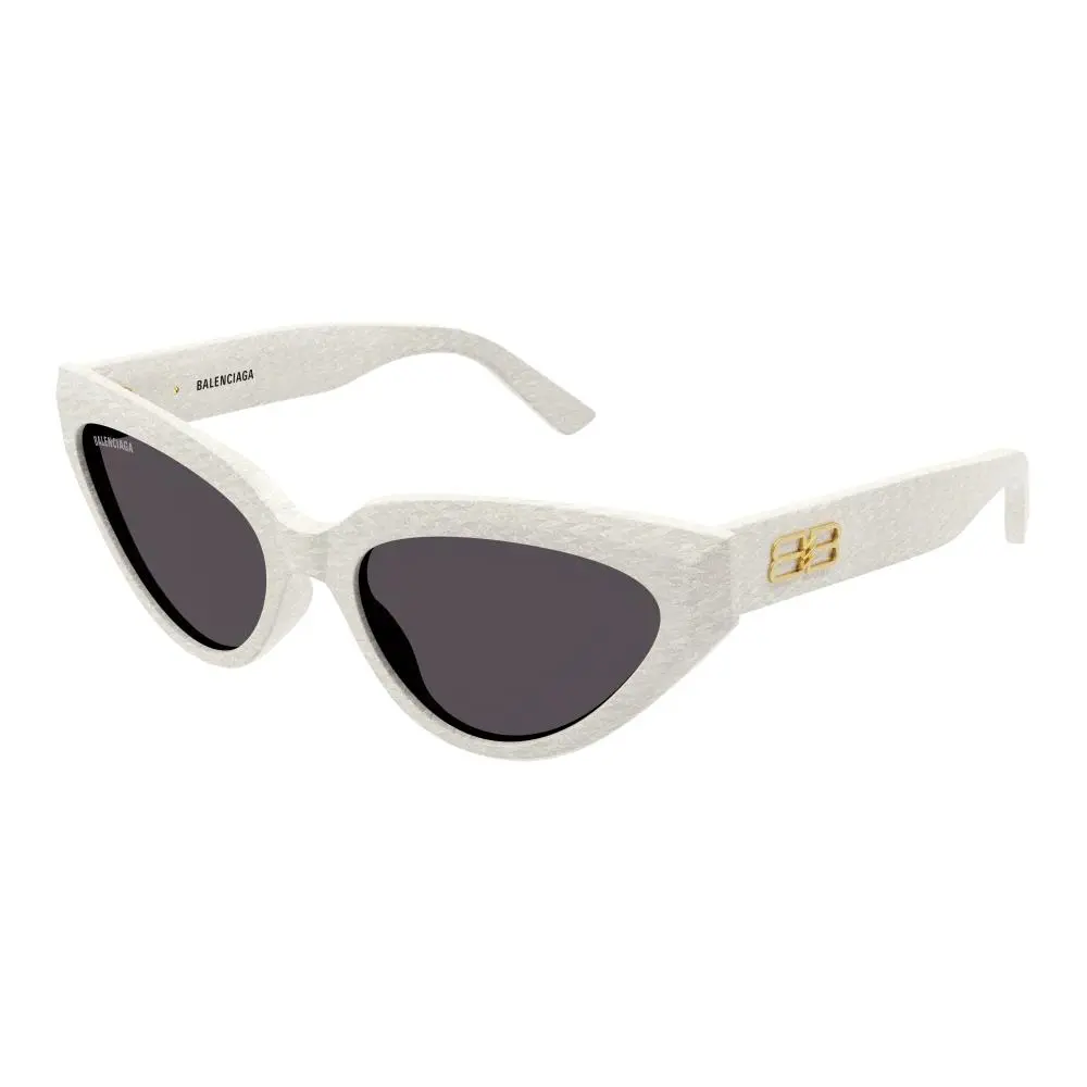 Unisex Cat Eye Sunglasses BB0270S Black or White by Balenciaga