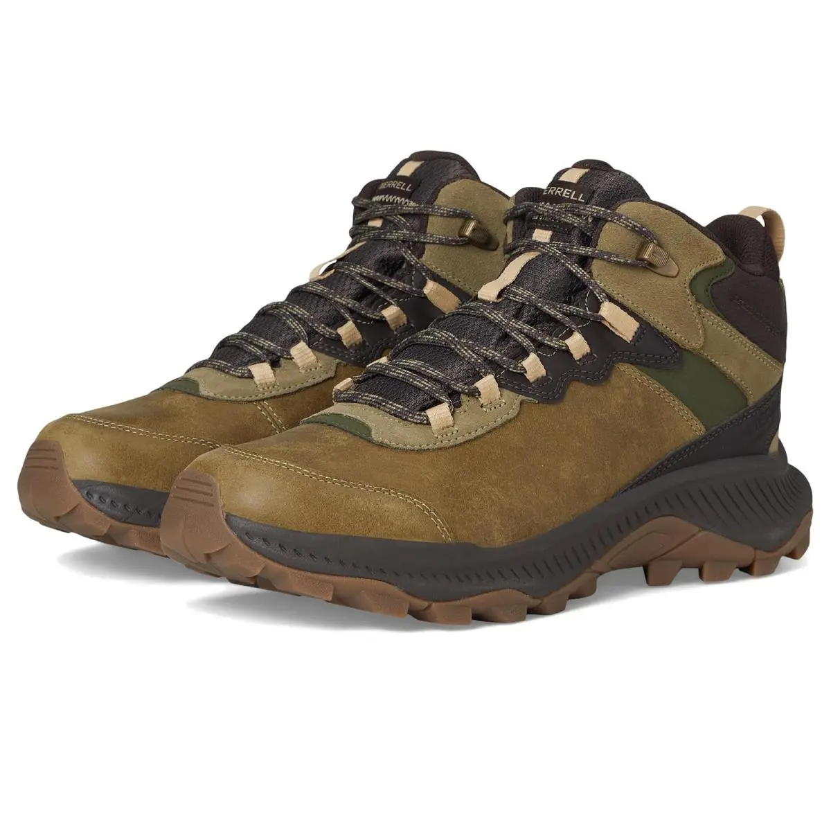 Men`s Hiking  Speed Strike 2 Mid Ltr Waterproof Drab by Merrell