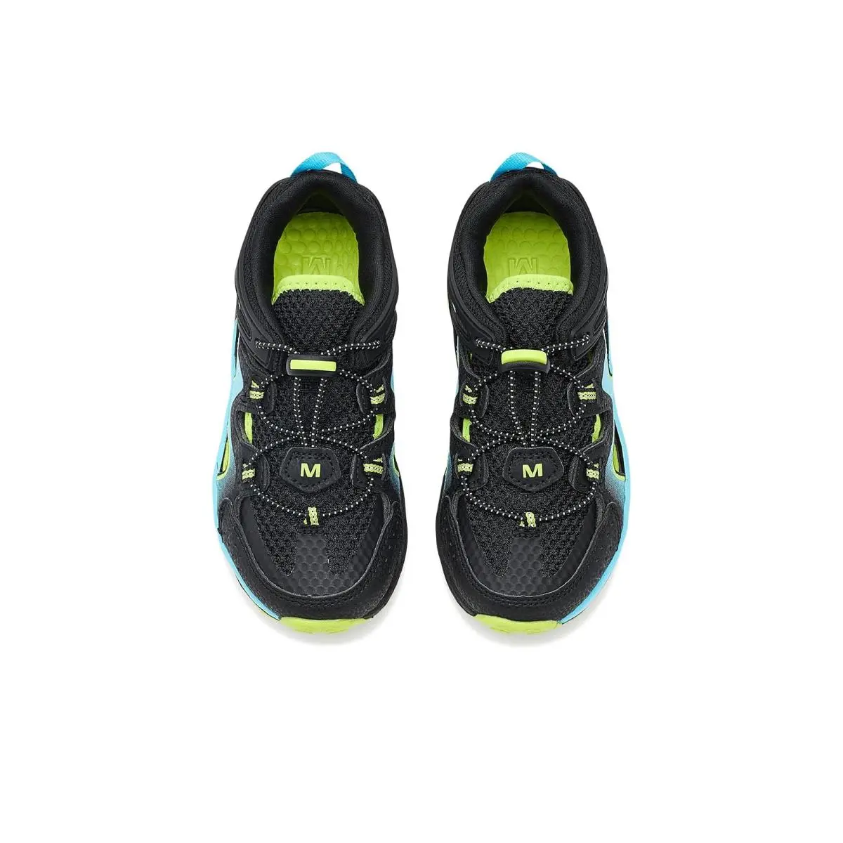 Merrell shoes - Black/Blue/Lime 0