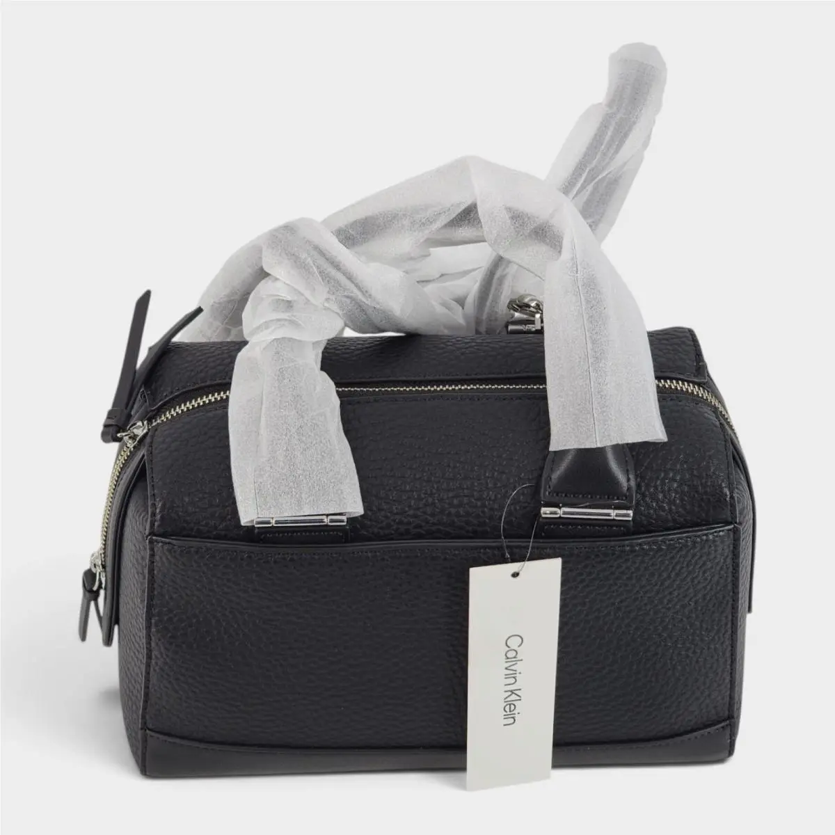 Women`s Leather Top Zip Crossbody Bag by Calvin Klein