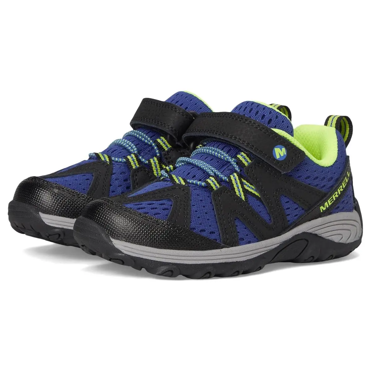 Unisex Kids Hiking  Kids Ridge Trek Little Kid/big Kid Black/Blue by Merrell