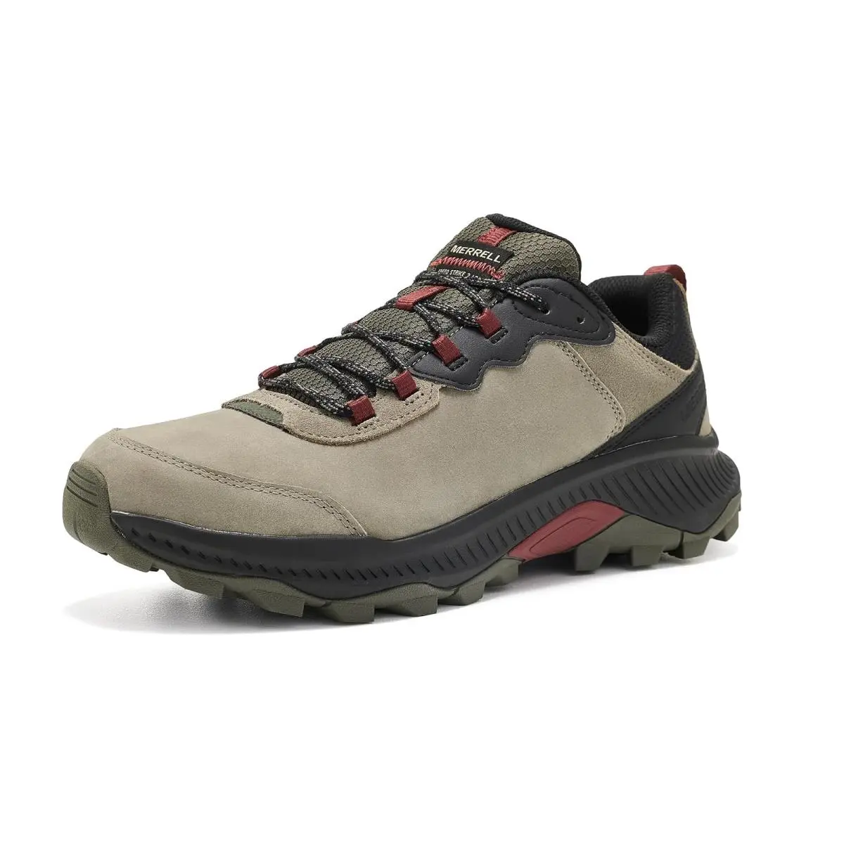 Men`s Hiking  Speed Strike 2 Leather Talus/Red Ochre by Merrell