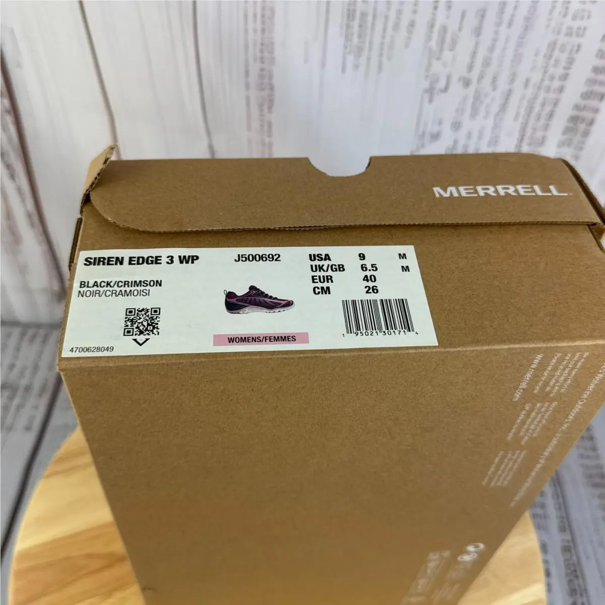 Merrell shoes - Merrell Siren Edge 3 - Siren Edge - J500692 - Black (UPC: 195021301714) 8