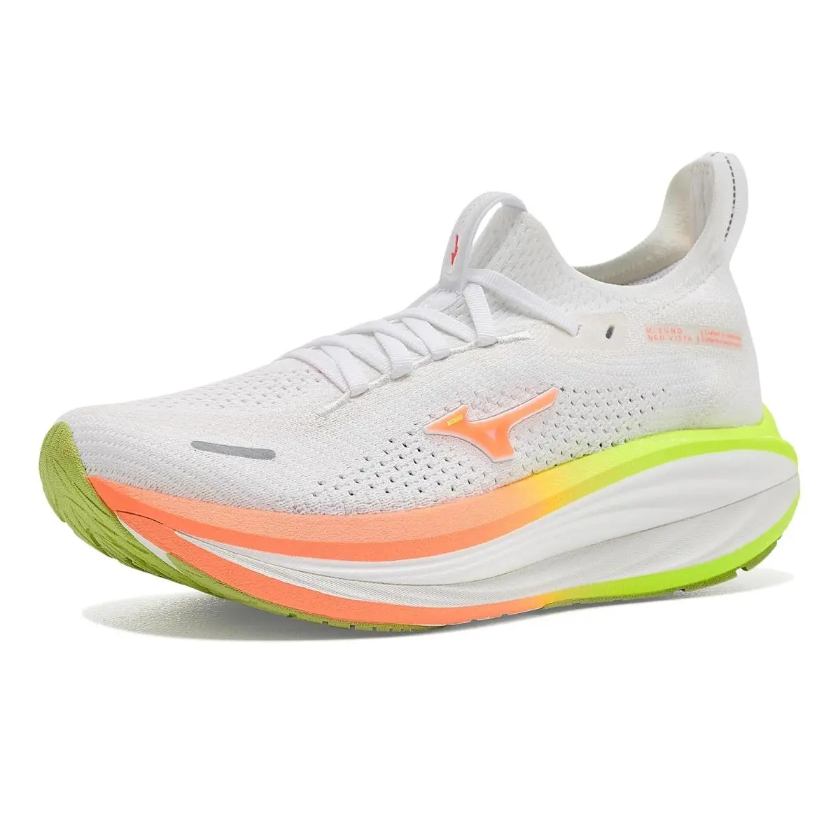Women`s Sneakers Athletic Shoes  Neo Vista 3 White/Flamingo Coral by Mizuno
