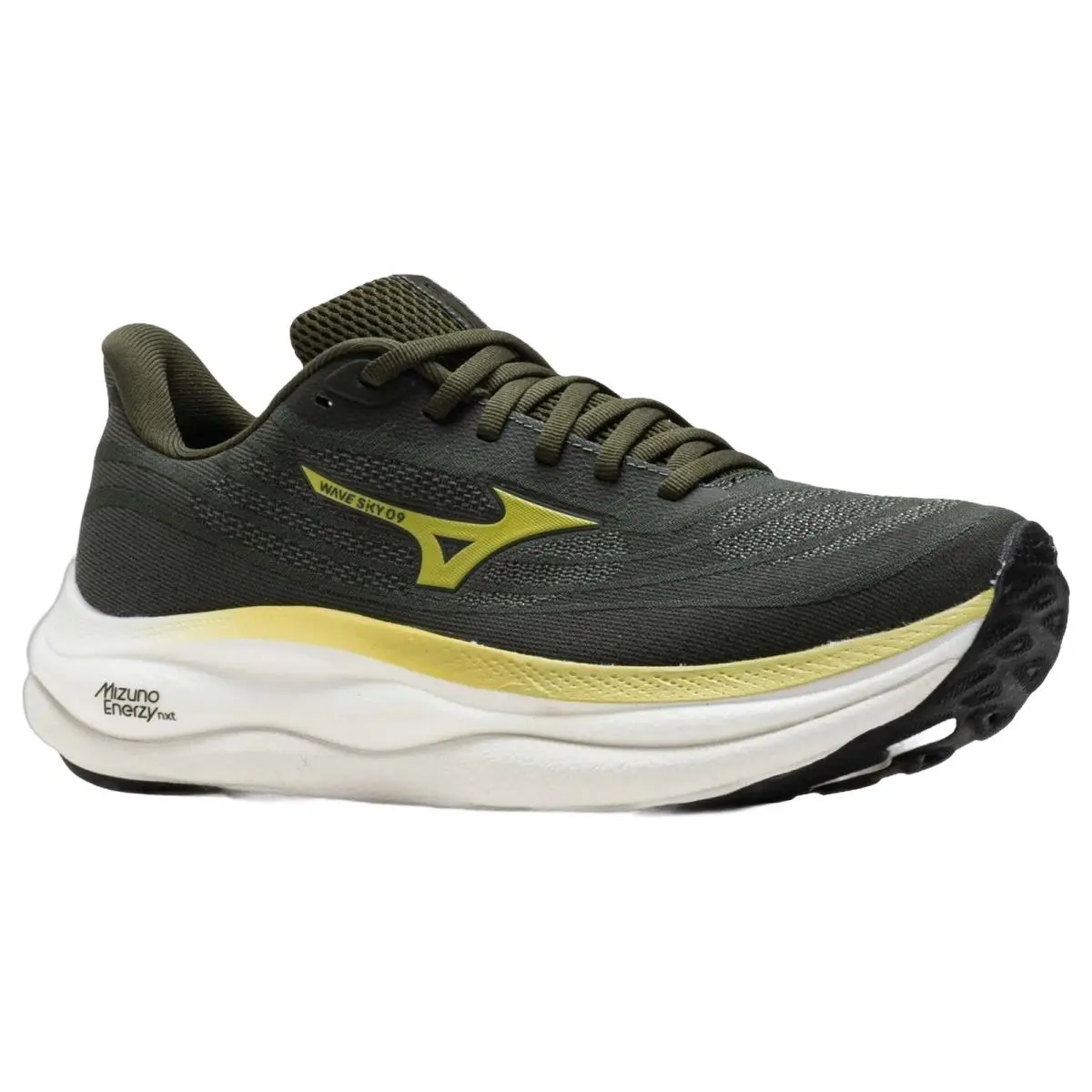 Mizuno shoes - Mizuno Wave Sky 9 - Wave Sky - 4115334G8V - Forest Night/Beechnut 3