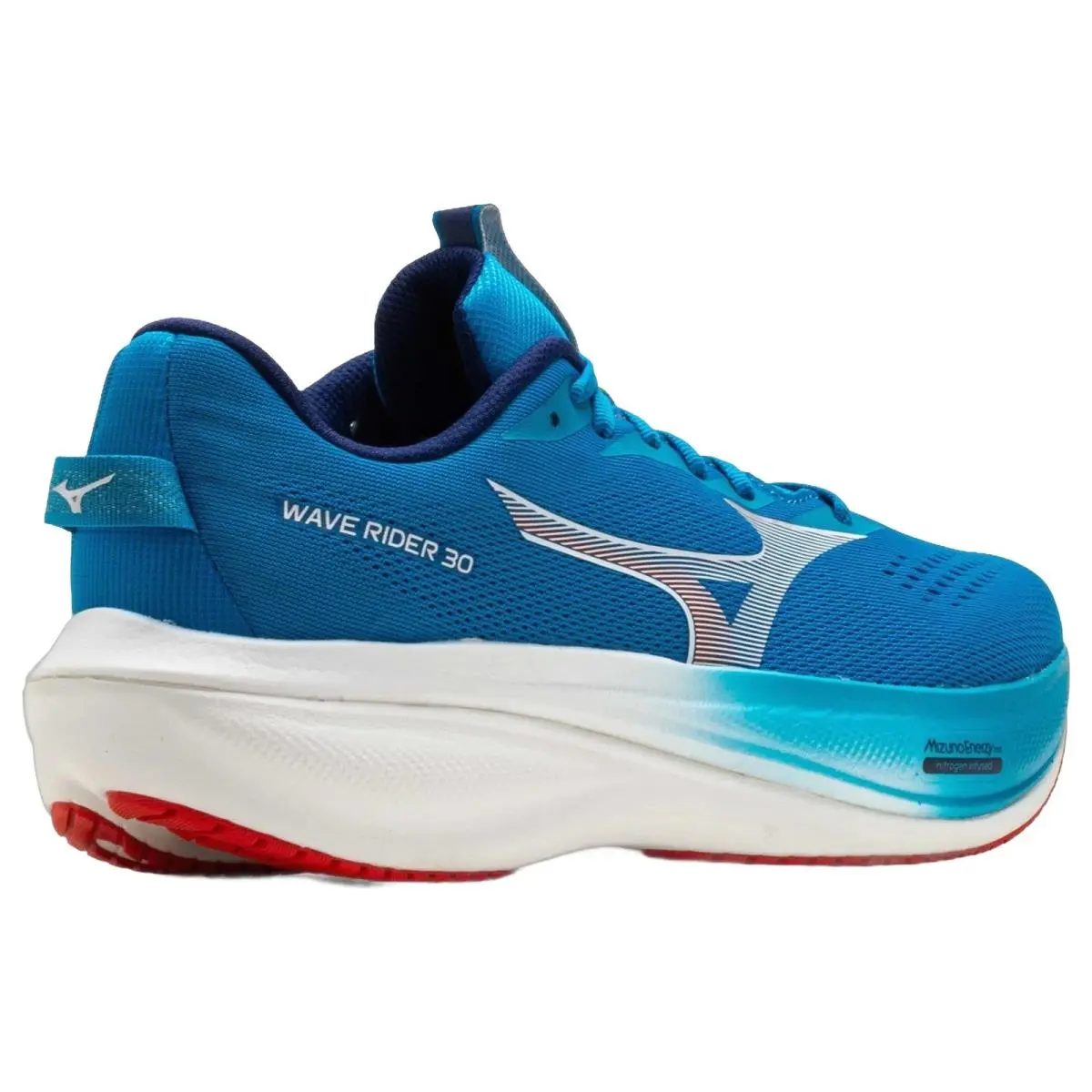Mizuno shoes - Mizuno Wave Rider 30 - Wave Rider - 411621BJ00 - Blue Jewel/White 11