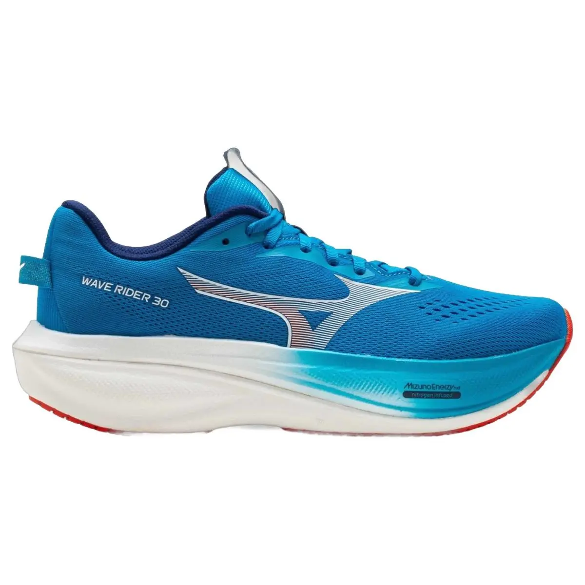Mizuno shoes - Mizuno Wave Rider 30 - Wave Rider - 411621BJ00 - Blue Jewel/White 6