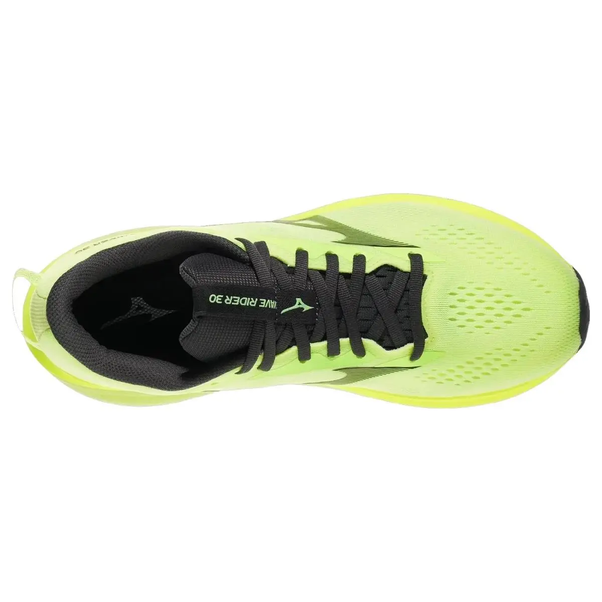 Mizuno shoes - Mizuno Wave Rider 30 - Wave Rider - 4116214H9H - Lime Pulp/Black Oyster 8