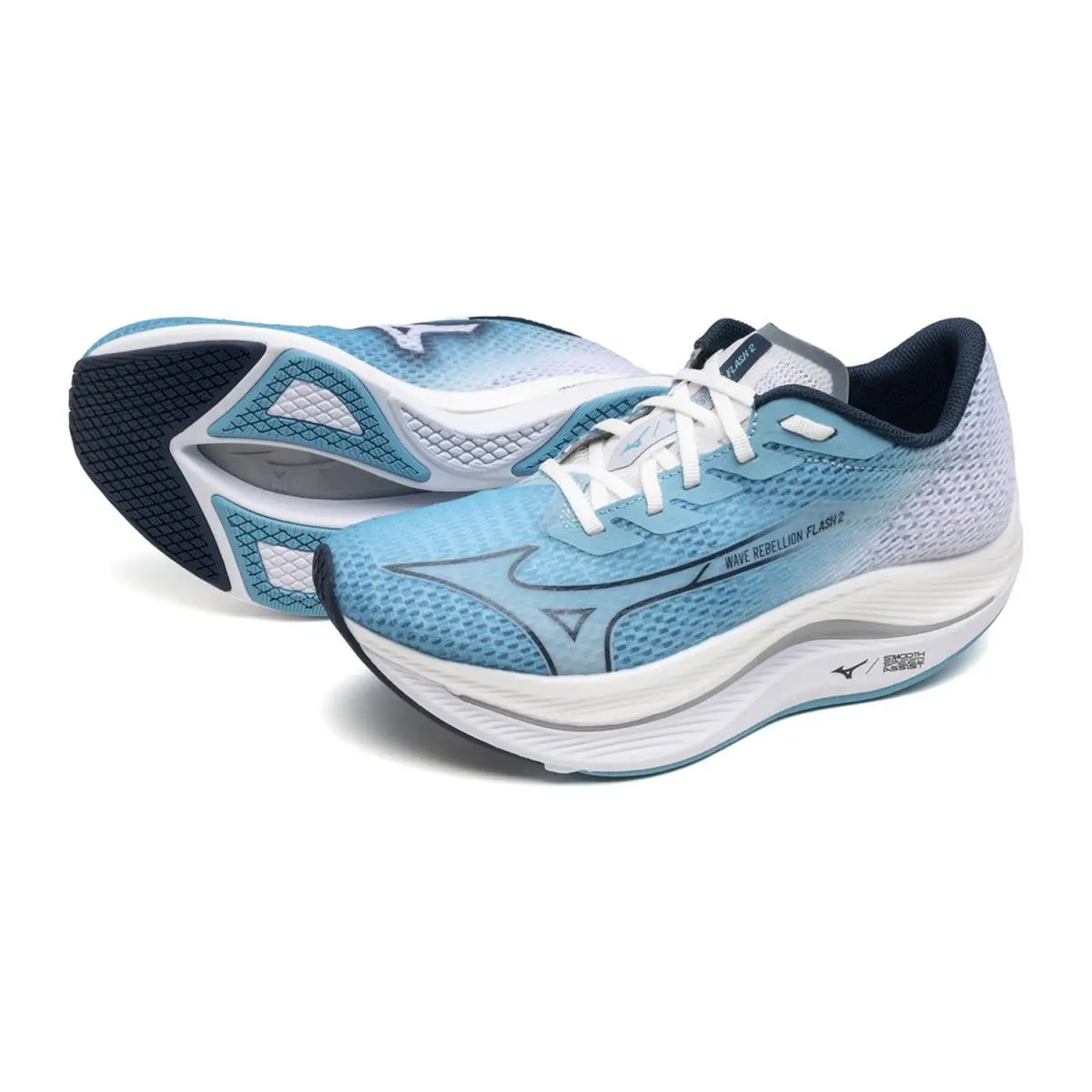 Mizuno shoes - Mizuno Wave Rebellion Flash 2 J1GD243571 - J1GD243571 - Blue 2
