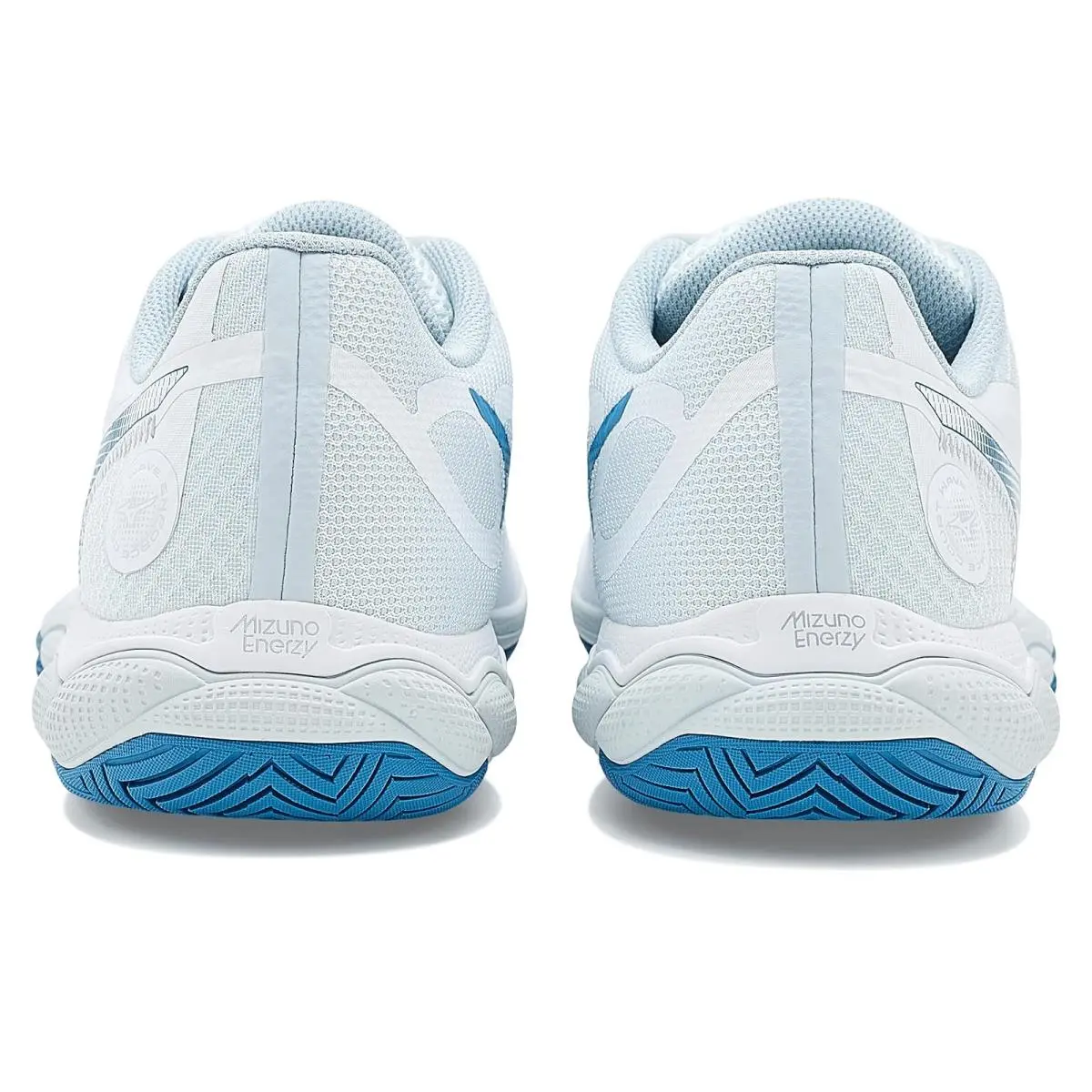 Mizuno shoes - White/Parisian Blue 5