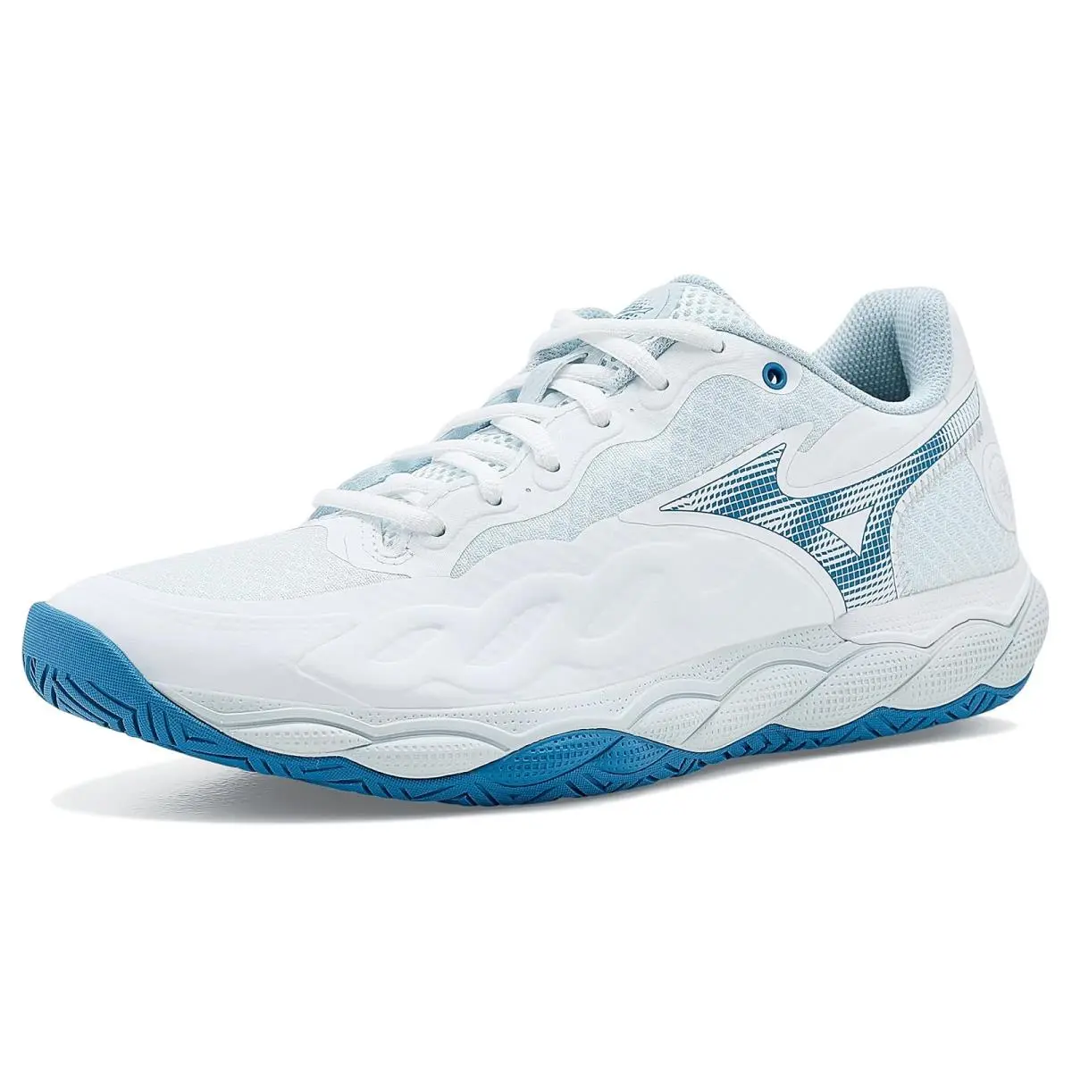 Mizuno shoes - White/Parisian Blue 6