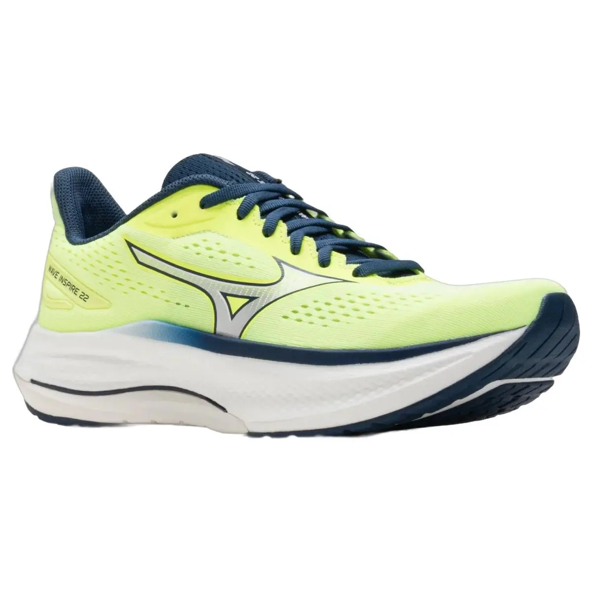 Mizuno shoes - Mizuno Wave Inspire 22 - Wave Inspire - 4115574H00 - Lime Pulp/White 10