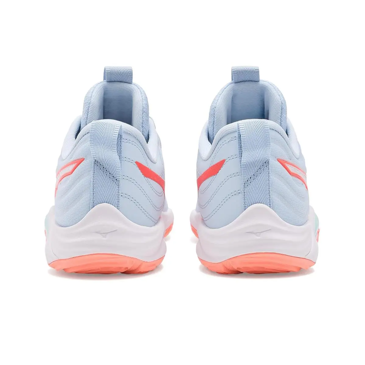 Mizuno shoes - Blue Finch/Lava Orange 5