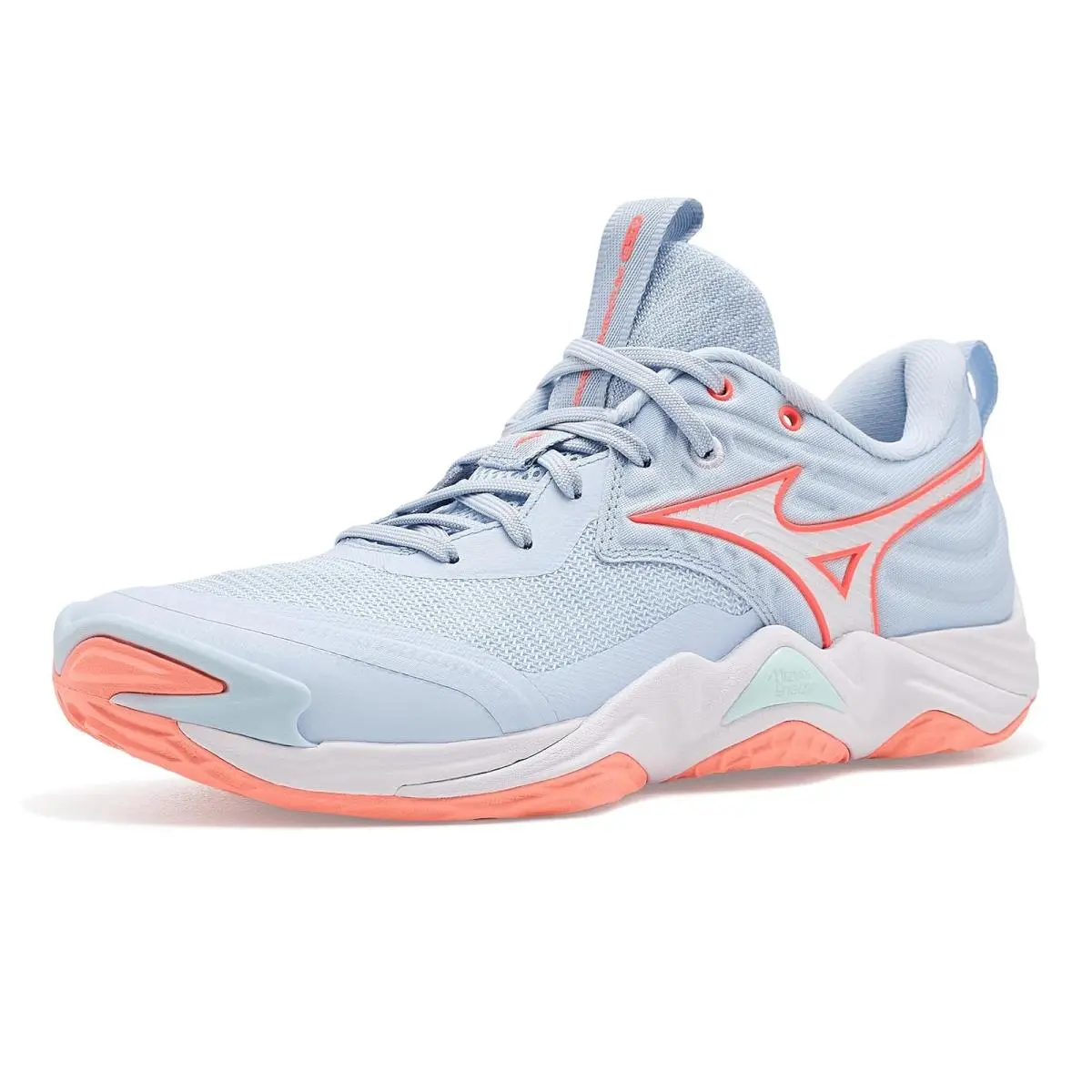 Mizuno shoes - Blue Finch/Lava Orange 6