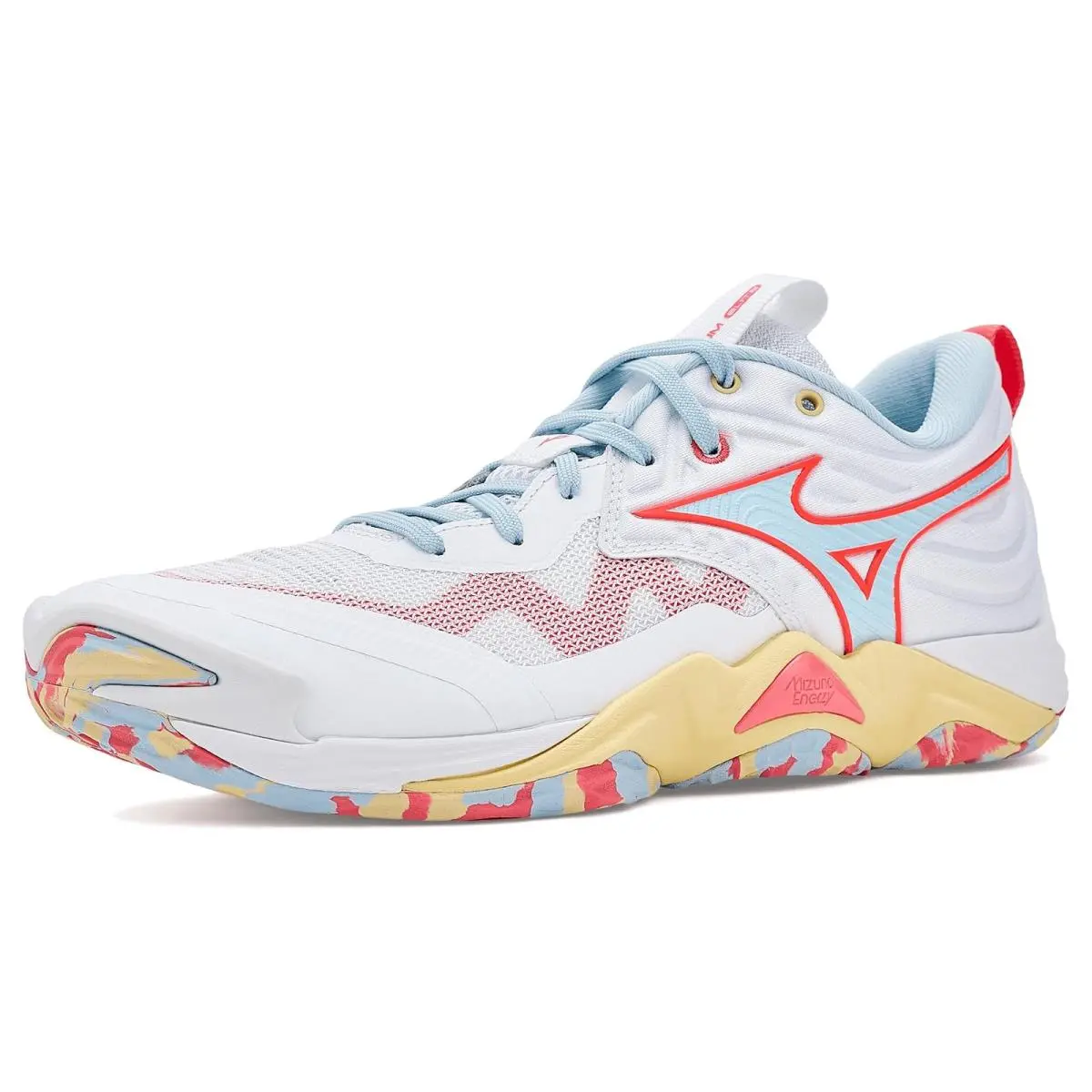 Mizuno shoes - Blue Finch/Lava Orange 41