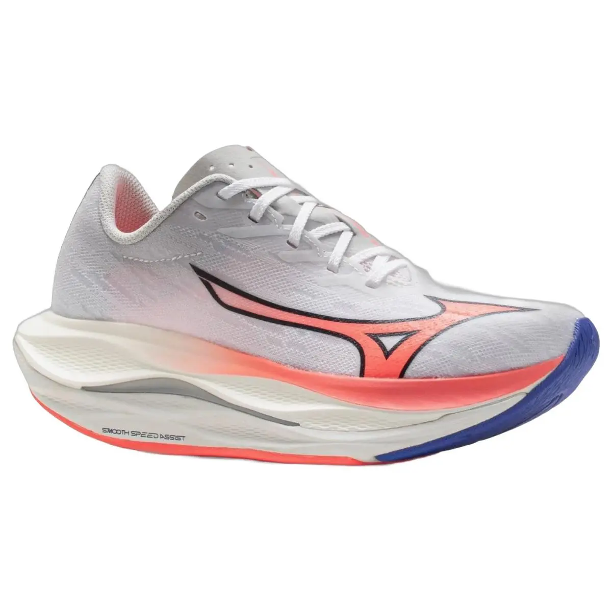 Mizuno shoes - Mizuno Wave Rebellion Flash 3 - 4115250019 - White/Coral 3