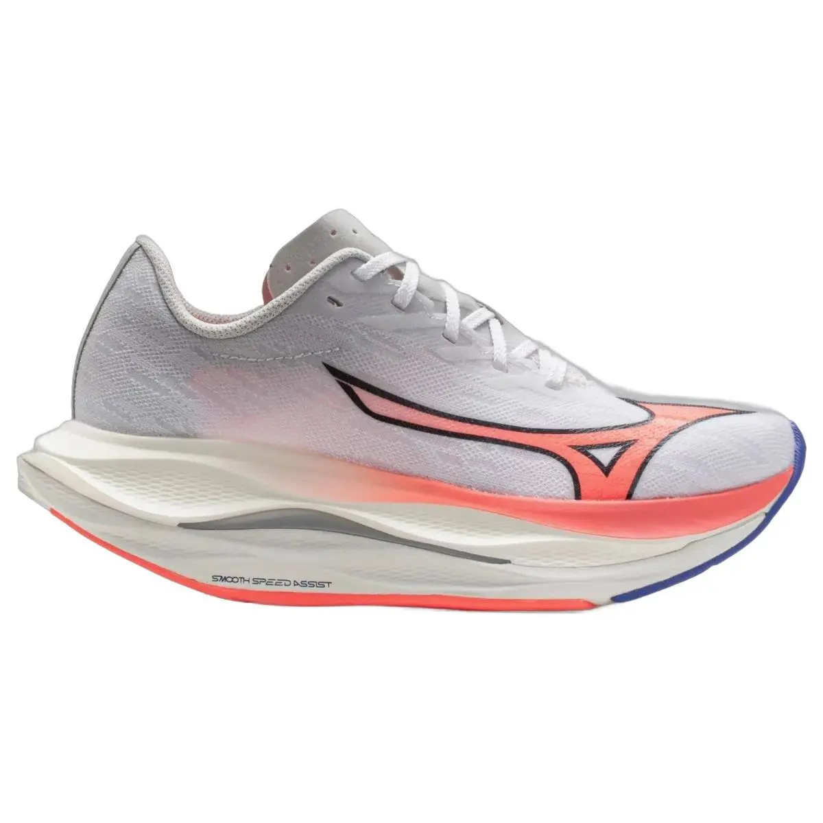 Mizuno shoes - Mizuno Wave Rebellion Flash 3 - 4115250019 - White/Coral 6