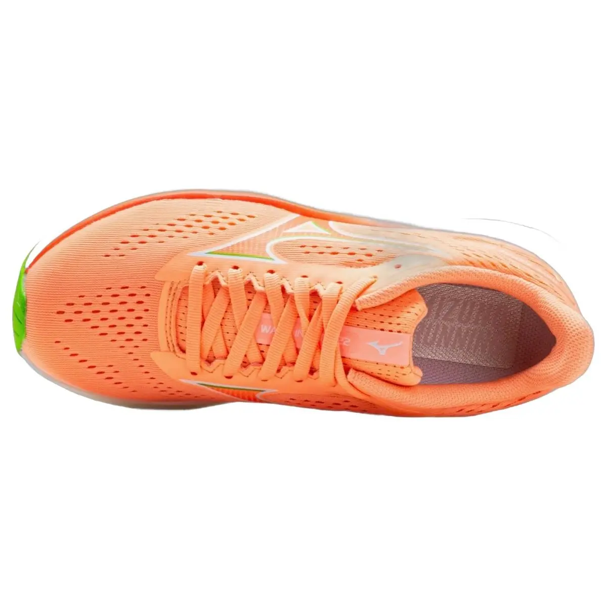 Mizuno shoes - Mizuno Wave Inspire 22 - Wave Inspire - 4115581B4A - Flamingo Coral/Jasmine Green 8
