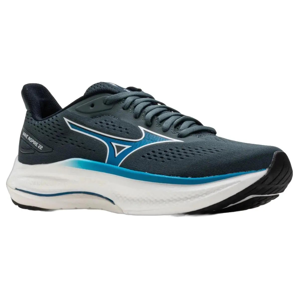 Mizuno shoes - Mizuno Wave Inspire 22 - Wave Inspire - 4115578MBJ - Dark Slate/Blue Jewel 3