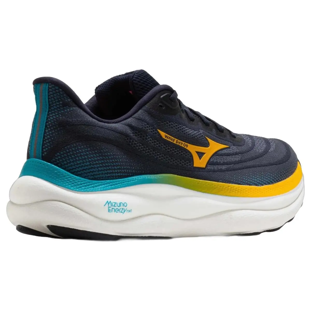 Mizuno shoes - Mizuno Wave Sky 9 - Wave Sky - 4115335S2Y - Baritone Blue/Citrus 4